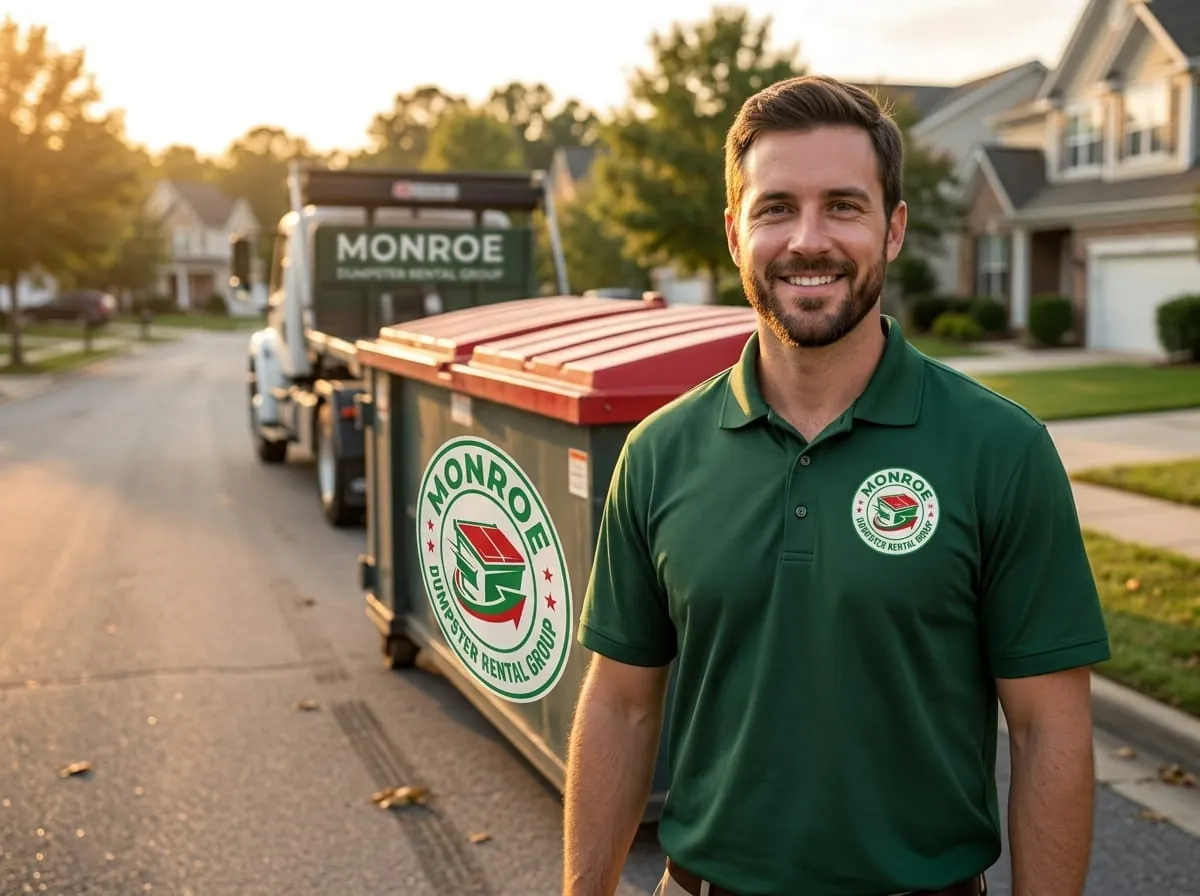 15 yard dumpster used for a renovation in Monroe, NC